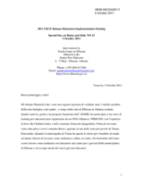 Statement on Special Day on Roma and Sinti