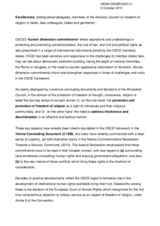 Introductory statement by Professor Renata Uitz, Central European University