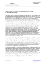 Statement of Romani Rose