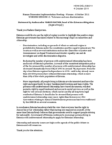 Statement by Ambassador Mariin Ratnik, Head of the Estonian delegation- Right of Reply