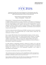 Statement for Working Session 3: Fundamental Freedoms II: Human Rights Education