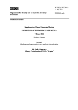 Session 1, Statement by Ms. Akhmetova