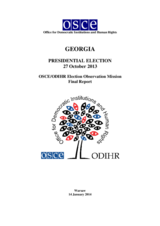 Georgia, Presidential Election 27 October 2013: Final Report