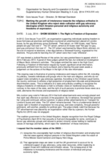 Session 1, Statement by Mr. Michael Davidson, Director