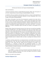 Democratic Institutions in Nagorno-Karabakh