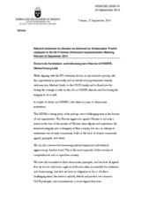 Statement on behalf of Sweden