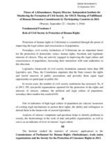 Role of Civil Society in Protection of Human Rights