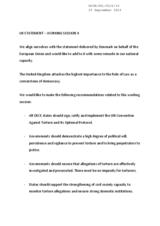 United Kingdom statement for Working session 4