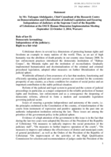 Independence of judiciary in Uzbekistan