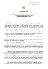 Holy See Statement for Working Session 6