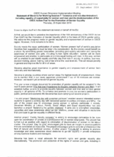 Statement of Slovenia for Working Session 7: Tolerance and non-discrimination I, including equality of opportunity for women and men and the implementation of the OSCE Action Plan for the Promotion of Gender Equality