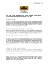 Pavee Point Travellers' Centre written Statement for Working Session 7