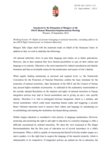 Statement by the Delegation of Hungary at Working Session 10