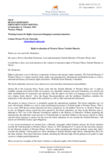 Intervention by Ms. Pervin Chairoula