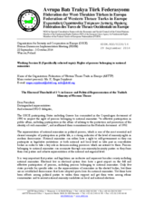 The Electoral Threshold of 3 % in Greece and Political Representation of the Turkish Minority of Western Thrace