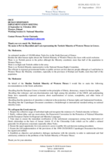 Intervention by Pervin Chairoula