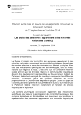 Declaration of Switzerland