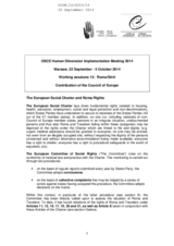 The European Social Charter and Roma Rights