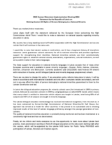 Statement by the Republic of Latvia on Working Session 10: Rights of Persons Belonging to a National Minority