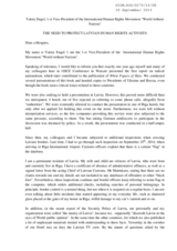 The need to protect Latvian Human Rights Activists