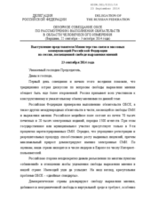 Statement of the Russian Delegation