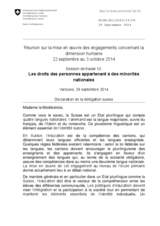 Declaration of Switzerland