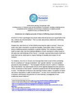 Intolerance on religious grounds of those of differing sexual orientation