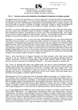 Freedom of Religion or Belief