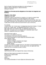 Set My People Free Recommendations for working Session 11