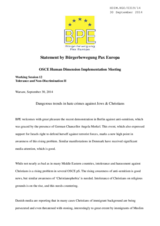 Dangerous trends in hate crimes against Jews & Christians