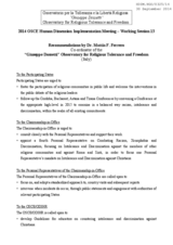 Recommendations by Dr. Mattia F. Ferrero