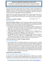 RELIGIOUS FREEDOM CONCERNS IN KYRGYZSTAN