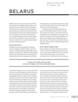 Recommendations for Belarus