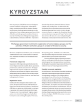 Recommendations for Kyrgyzstan