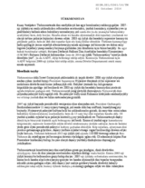 Recommendations for Turkmenistan