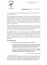 Statement from Eleutheros- Pour le droit d'etre chretien