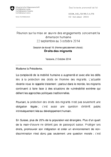 Statement of Switzerland