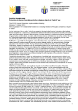 Protection of places of warship and other religious objects in "hybrid" war