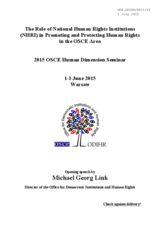 Opening speech by Director of the Office for Democratic Institutions and Human Rights