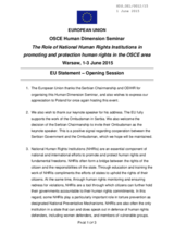 EU Opening Statement