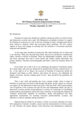 Statement of the Holy See