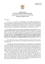 Statement on equal opportunities for men and women