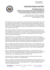 Statement by the United States of America