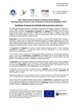 Kazakhstan, Kyrgyzstan and Tajikistan need to do more to end torture