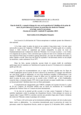 Statement by the French Delegation