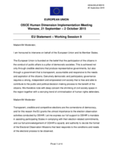 EU Statement