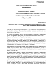 Statement by the Delegation of the Republic of Azerbaijan