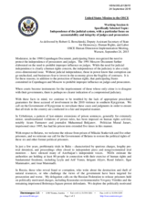 Statement by the United States of America