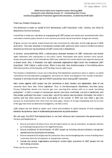 Statement about issues LGBT community faces in Ukraine and Kazakhstan