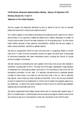 Statement on hate crime